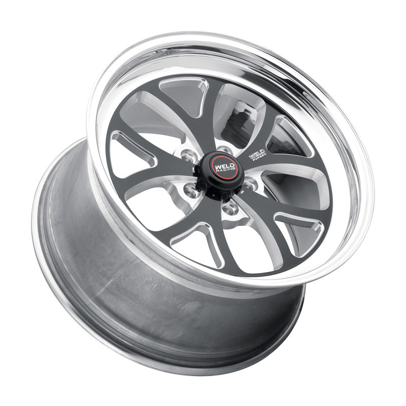 Weld S76 17x11 / 5x4.75 BP / 7.7in. BS Black Wheel (High Pad) - Non-Beadlock (view 2)