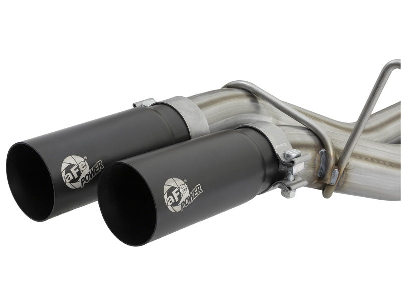 aFe POWER Rebel Series 3in 409 SS Cat Back Exhaust w/ Black Tips 17 Ford F-150 Raptor V6-3.5L (view 7)