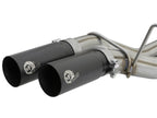 aFe POWER Rebel Series 3in 409 SS Cat Back Exhaust w/ Black Tips 17 Ford F-150 Raptor V6-3.5L (view 7)