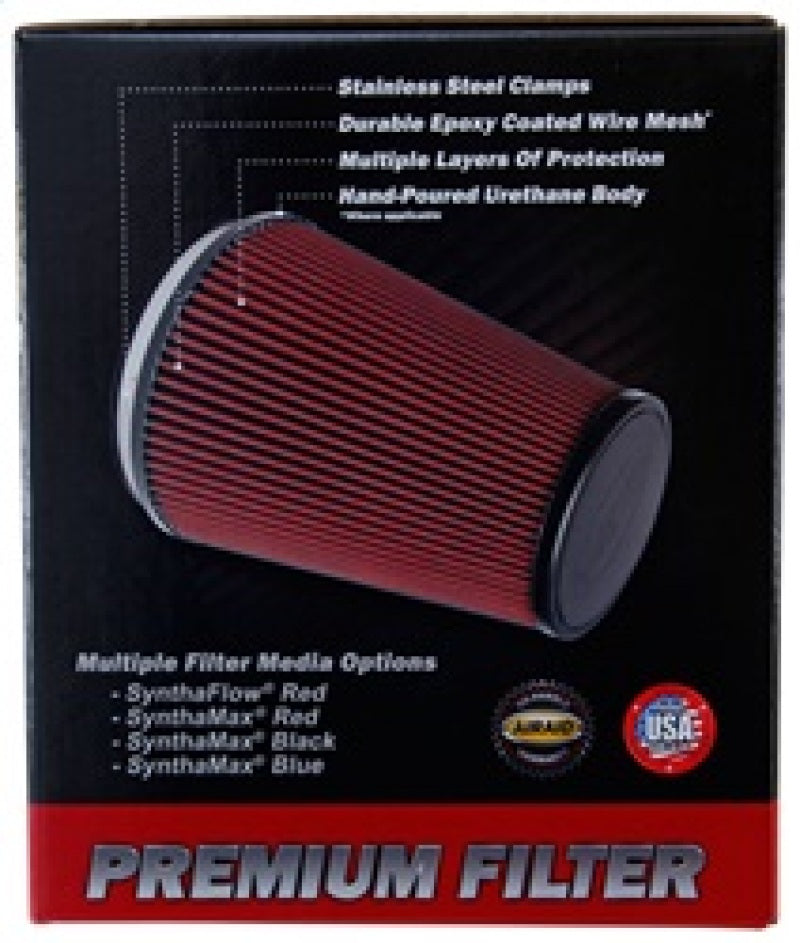 Airaid 10-14 Ford Mustang Shelby 5.4L Supercharged Direct Replacement Filter - Dry / Blue Media (view 13)
