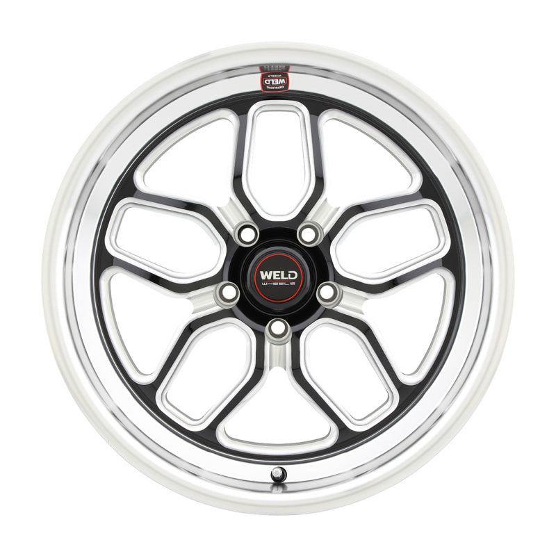 Weld Racing 18x10 Laguna Drag 5x115 ET30 BS6.70 Gloss BLK MIL DIA 78.1 Main image
