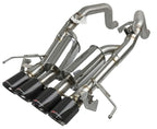 aFe MACH Force-Xp Axle-Back Exhaust System w/ Carbon Fiber Tips Chevrolet Corvette (C7) 14-19 6.2L (view 5)