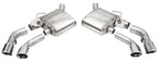 Corsa 16-20 Chevrolet Camaro SS/ZL1 6.2L V8 Polished Xtreme Axle-Back Exhaust (w/ Factory NPP Valve) (view 3)