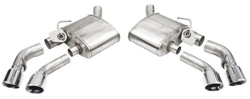 Corsa 16-20 Chevrolet Camaro SS/ZL1 6.2L V8 Polished Xtreme Axle-Back Exhaust (w/ Factory NPP Valve) (view 3)