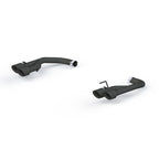 MBRP 18-20 Ford Mustang GT 2.5in Black Coated Non Active Dual Axle Back Exhaust - 4in Dual Wall Tips (view 2)