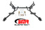 BMR 05-10 S197 Mustang K-Member w/ No Motor Mounts and STD. Rack Mounts - Black Hammertone