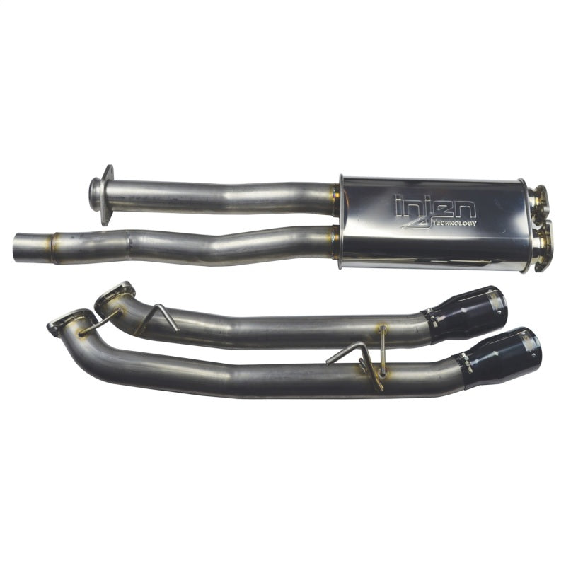 Injen 17-20 Ford F150 Raptor Super Crew V6 3.5L 3in Cat-Back SS Exhaust w/ Dual Black Chrome Tips Main image