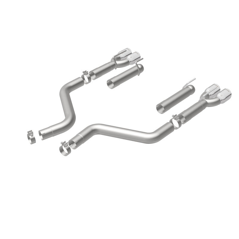 MagnaFlow Axle-Back, SS, 3in, Quad Split Rear 3.5 Tips 2015 Dodge Challenger incl SRT Hellcat (view 26)