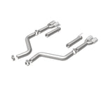 MagnaFlow Axle-Back, SS, 3in, Quad Split Rear 3.5 Tips 2015 Dodge Challenger incl SRT Hellcat (view 26)