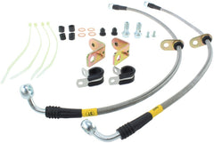 StopTech 11-14 Ford Mustang GT 5.0L V8 Stainless Steel Front Brake Lines