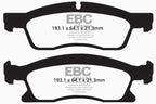 EBC 13+ Dodge Durango 5.7 Ultimax2 Front Brake Pads (view 2)