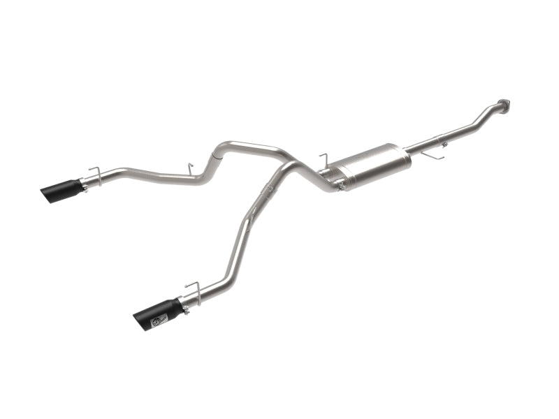 aFe Vulcan Series 3in 304SS Cat-Back w/ Black Tips 15-20 Ford F-150 V6 2.7L/35L(tt) / V8 5.0L Main image