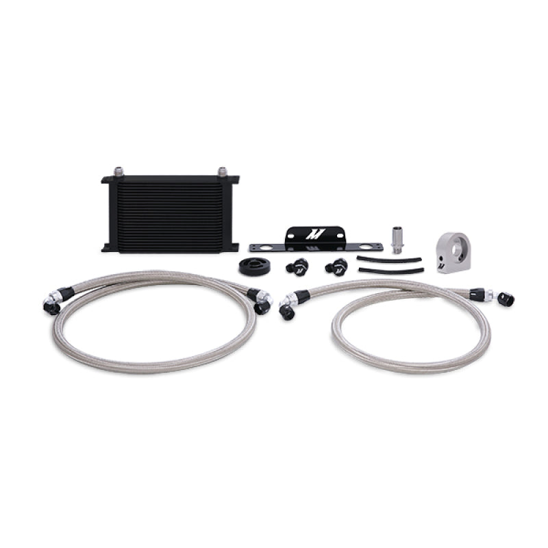 Mishimoto 10-15 Chevrolet Camaro SS Oil Cooler Kit (Non-Thermostatic) - Black Main image