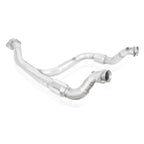 Stainless Works 15-18 F-150 3.5L Downpipe 3in High-Flow Cats Y-Pipe Factory Connection (view 2)