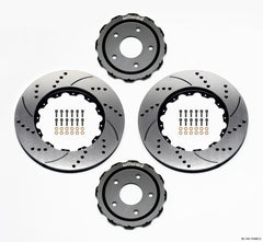 Wilwood Hat/Rotor Kit Front Drilled 06-Up Corvette C6-Z06 (2pc Hat/Rtr)