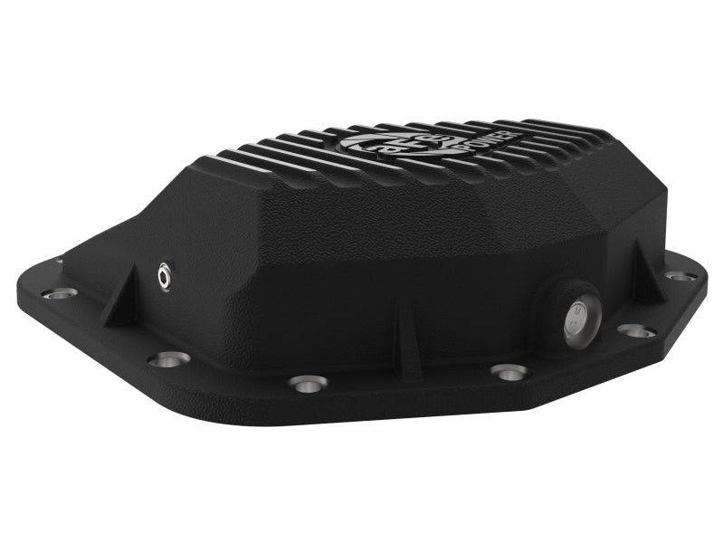 aFe POWER 21-22 Ram 1500 TRX Hemi V8 6.2L (sc) PRO Series Rear Differential Cover Black w/ Machined (view 6)