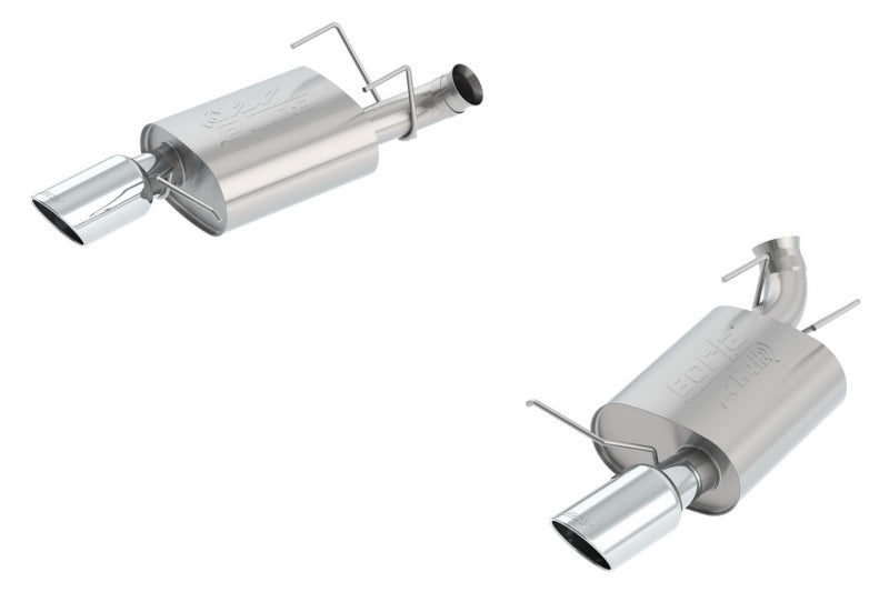 Borla 13-14 Mustang GT/Boss 302 5.0L V8 RWD Single Split Rr Exit ATAK Exhaust (rear section only) Main image