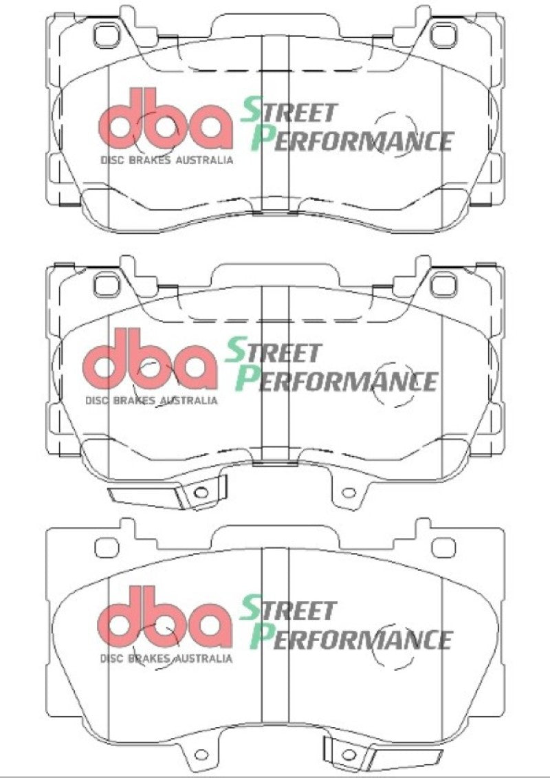 DBA 08/14-06/18 Ford Mustang 2.3 Ecoboost SP500 Brake Pads (view 5)