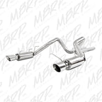 MBRP 11-12 Ford Shelby GT 500 T304 3in Cat Back Dual Split Rear Race Version 4.5in Tips (view 3)