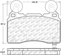 StopTech 14-17 Chevrolet Camaro SS/09 Pontiac G8 Street Select Front Brake Pads