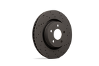 Hawk Talon 2013 Ford Mustang Boss 302 w/ Brembo Brakes Drilled and Slotted Front Brake Rotor Set (view 3)