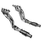 Kooks 10-14 Chevy Camaro SS LS3/L99/ 6.2L 1 7/8in x 3in SS LT Headers Inc 3in x 2 1/2in Green Catted (view 3)