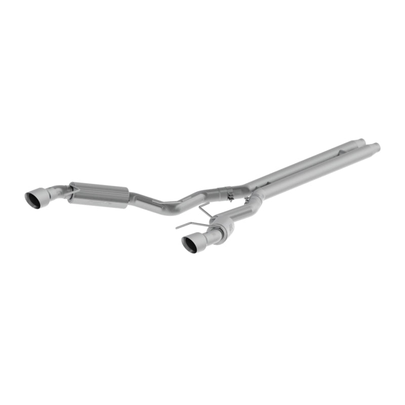 MBRP 15-17 Ford Mustang GT 5.0 3in Cat Back Dual Split Rear Race Version 4.5in Tips - Aluminized (view 3)