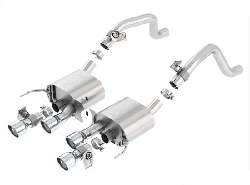 Borla 2014 Chevrolet Corvette C7 6.2L 8cyl ATAK Exhaust w/ NPP Dual Mode (rear section only) Main image