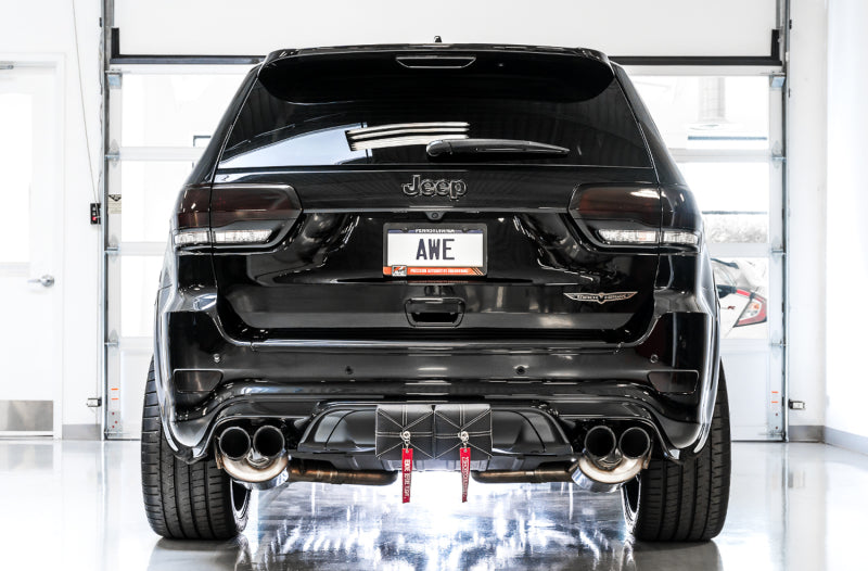 AWE Tuning 2020 Jeep Grand Cherokee SRT/Trackhawk Touring Edition Exhaust - Use w/Stock Tips (view 3)