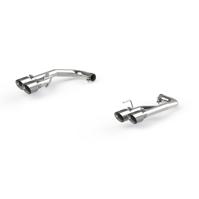 MBRP 18-20 Ford Mustang GT 2.5in T304 Non Active Dual Axle Back Exhaust System - 4in Dual Wall Tips (view 2)