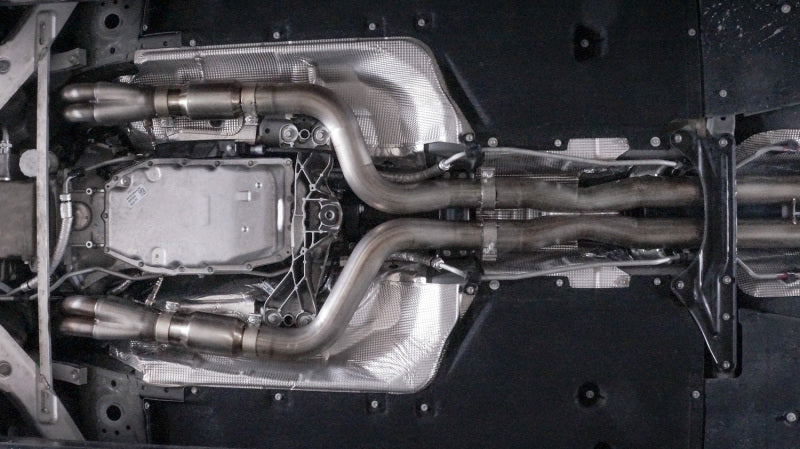 Stainless Works 2016-18 Cadillac CTS-V Sedan Headers 2in Primaries 3in Catted Leads Into X-Pipe (view 14)