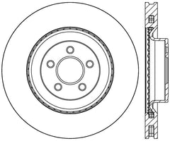 StopTech 2015 Ford Mustang GT w/ Brembo Brakes Left Front Slotted Brake Rotor