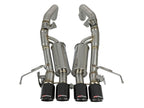 aFe MACH Force-Xp Axle-Back Exhaust System w/ Carbon Fiber Tips Chevrolet Corvette (C7) 14-19 6.2L (view 6)