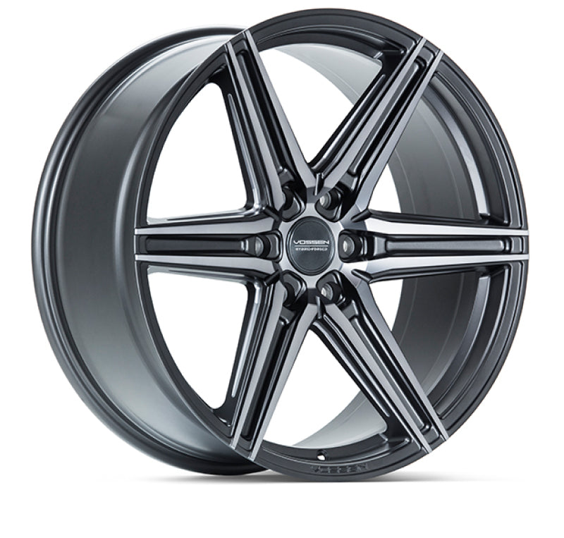 Vossen HF6-2 20x9.5 / 6x135 / ET15 / Deep Face / 87.1 - Tinted Matte Gunmetal Wheel Main image