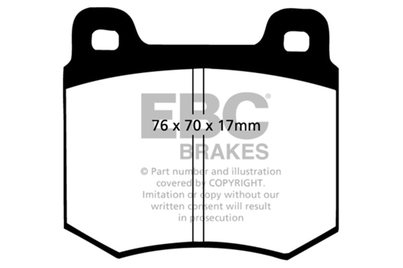 EBC 2019+ Ram Trucks 1500 (DT) Ultimax Front Brake Pads (view 3)