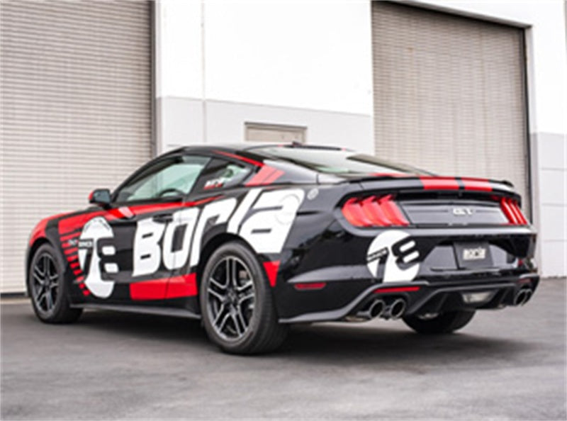 Borla 2018 Ford Mustang GT 5.0L AT/MT 2.5in S-Type Exhaust w/o Valves (Rear Section Only) (view 2)