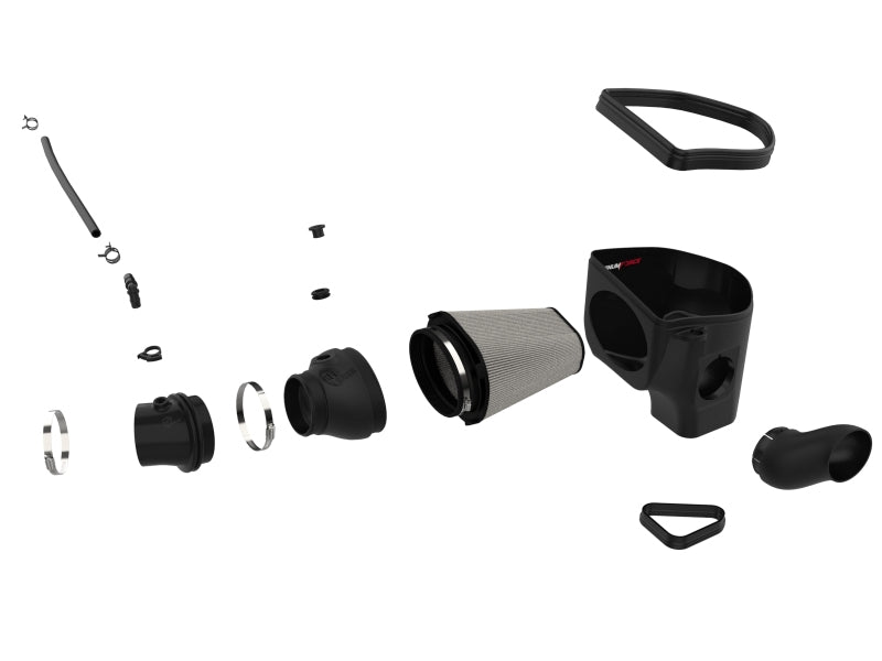 aFe 19-23 Dodge Challenger Hellcat V8-6.2L Magnum FORCE Stage2 Cold Air Intake System w/Pro DRY S (view 8)