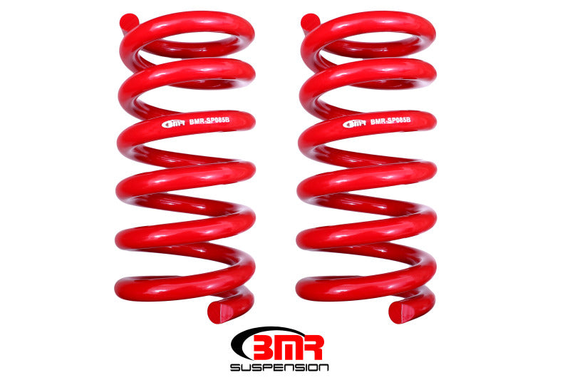 BMR 15-17 S550 Mustang Rear Handling Version Lowering Springs - Red Main image