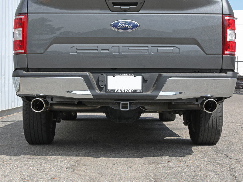 aFe Vulcan Series 3in 304SS Cat-Back w/ Polished Tips 15-20 Ford F-150 V6 2.7L/35L(tt) / V8 5.0L (view 4)
