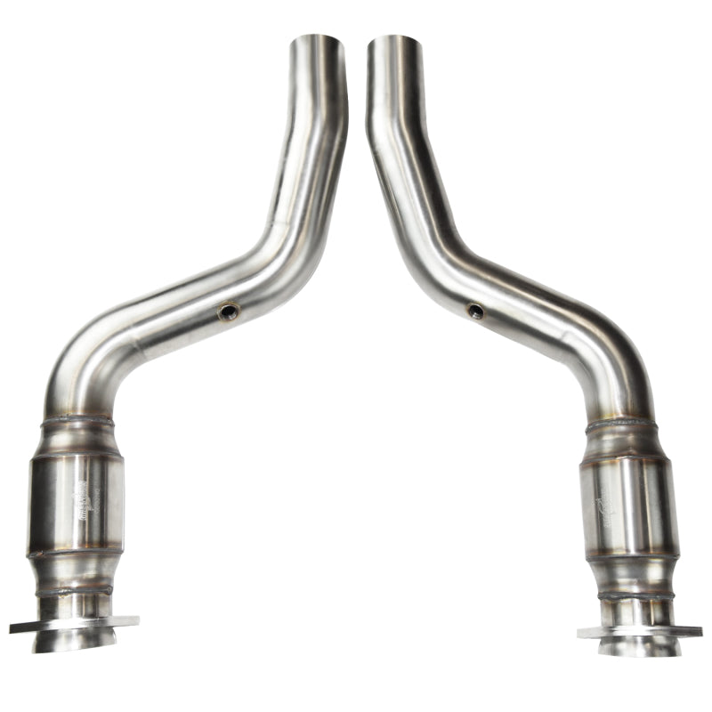 Kooks 06-10 Dodge Charger SRT8 3in In x 3in Out GREEN Cat SS Conn. Pipes (view 6)