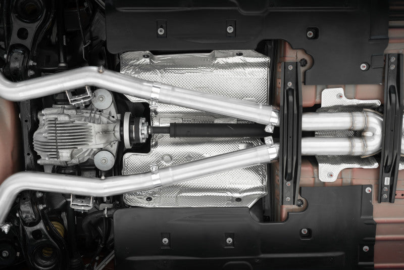 MBRP 17-21 Charger 5.7L/6.2L/6.4L 3in Race Profile Cat-Back w/Dual Carbon Fiber Tips T304 SS Exhaust (view 4)