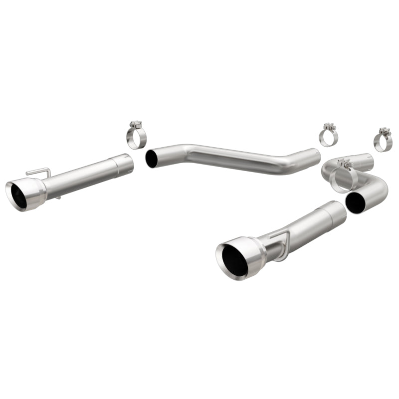 MagnaFlow Axle-Back 15-16 Dodge Charger 6.2/6.4L V8 Race Series SS Dual Tip Dual Rear Split Exit Main image