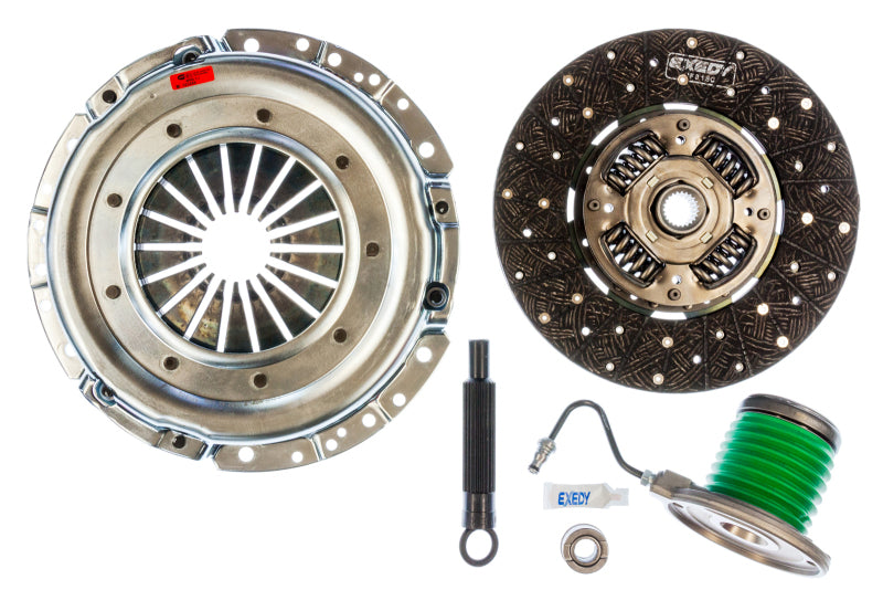 Exedy 05-10 Ford Mustang 4.6L (w/Upgraded Trans) Stage 1 Organic Clutch w/ Hydraulic Slave Cylinder Main image
