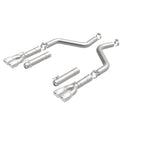 MagnaFlow Axle-Back, SS, 3in, Quad Split Rear 3.5 Tips 2015 Dodge Challenger incl SRT Hellcat (view 32)