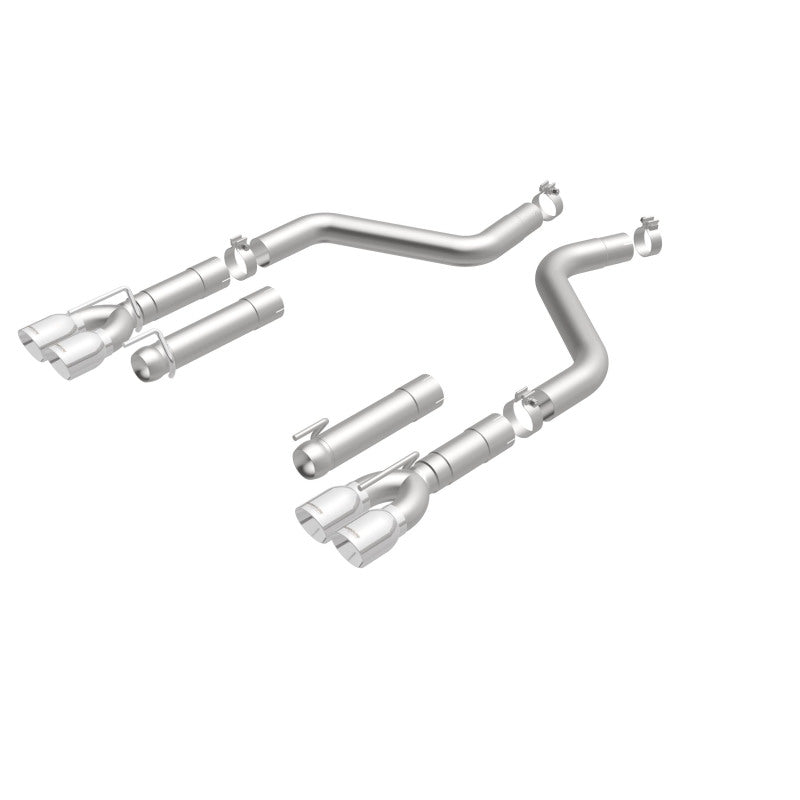 MagnaFlow Axle-Back, SS, 3in, Quad Split Rear 3.5 Tips 2015 Dodge Challenger incl SRT Hellcat (view 32)