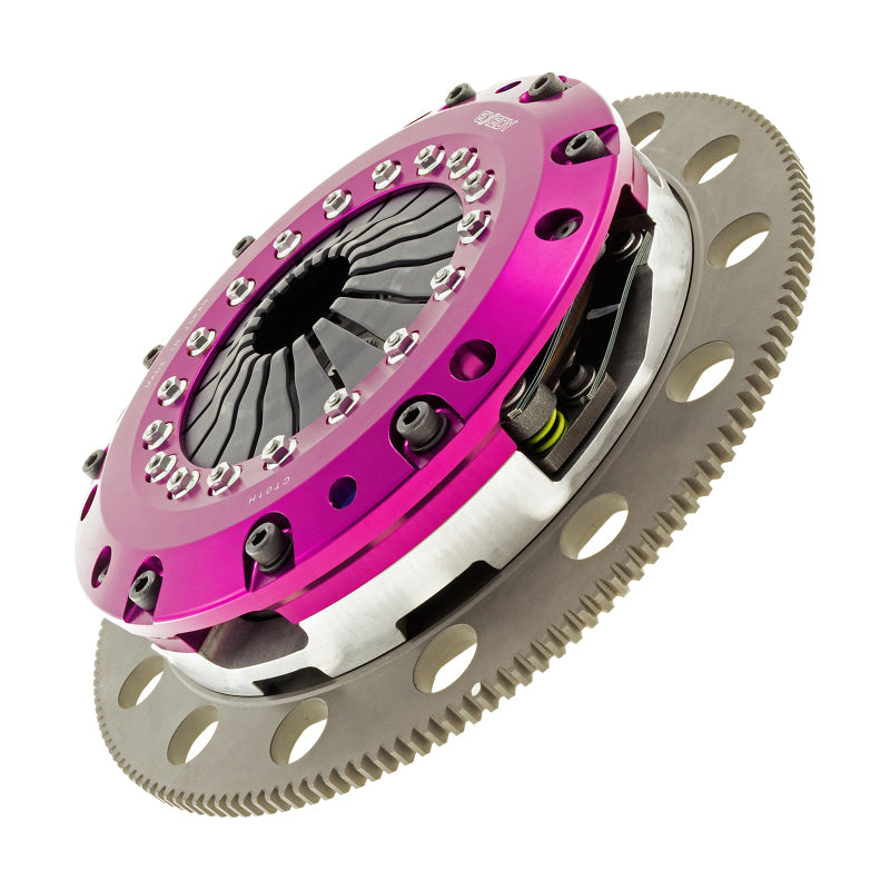 Exedy 11-16 Ford Mustang GT 5.0L Hyper Twin Cerametallic Clutch Sprung Center Disc Push Type Cover (view 4)