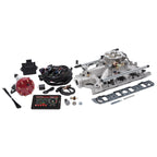 Edelbrock Pro Flo 4 Fuel Injection Kit Seq Port Ford 289-302 ci 550 HP 29 LbHr Injectors Satin (view 2)