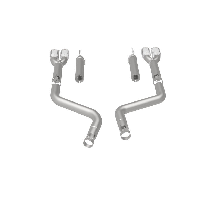 MagnaFlow Axle-Back, SS, 3in, Quad Split Rear 3.5 Tips 2015 Dodge Challenger incl SRT Hellcat (view 34)