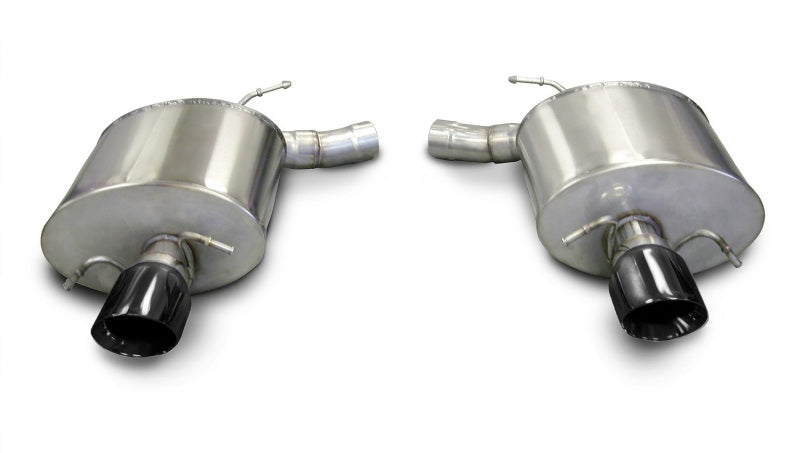 Corsa 09-13 Cadillac CTS Sedan V 6.2L V8 Black Sport Axle-Back Exhaust Main image