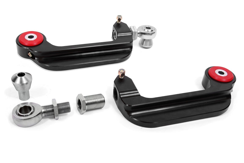 BMR 15-18 S550 Mustang Billet Aluminum Camber Links Adjustable (Poly/Rod ends) - Black Anodized (view 2)